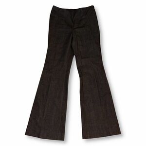 Akris Dark Wash Denim Jeans Wide Leg Flare Sz 6